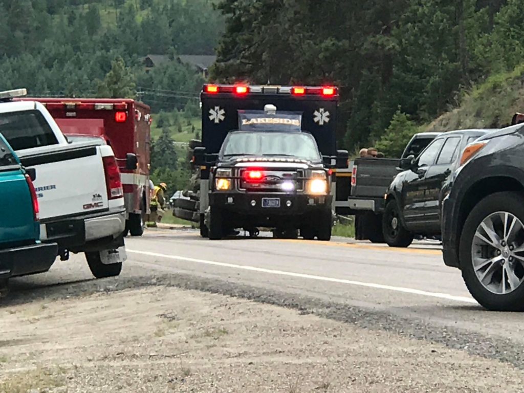 Head on crash in Flathead Co. shuts down Highway 93 near Lakeside